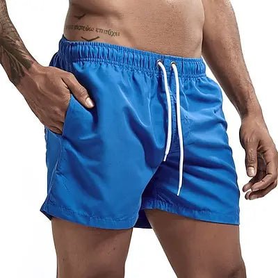 Storazone Royal Blue / XXXL Men's Swim Shorts Swim Trunks Quick Dry Board Shorts Bathing Suit Breathable Drawstring With Pockets for Surfing Beach Summer