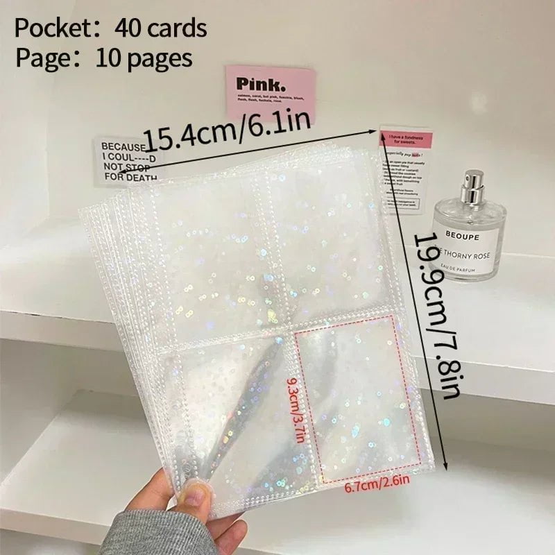 Storazone S11 inner pages 10pc Plush Photo Card Binder Idol Cards Collect Book Kpop Book Binding Machine Photocard Holder A5 Photo Album Card Supplies 바인더