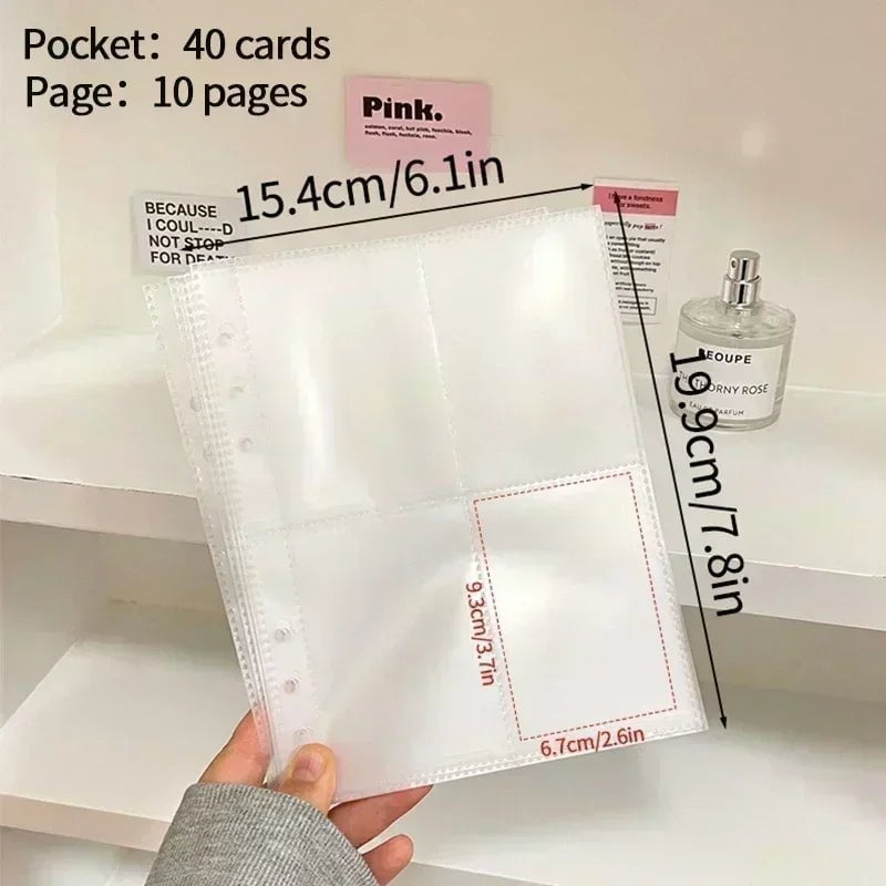 Storazone S13 inner pages 10pc Plush Photo Card Binder Idol Cards Collect Book Kpop Book Binding Machine Photocard Holder A5 Photo Album Card Supplies 바인더