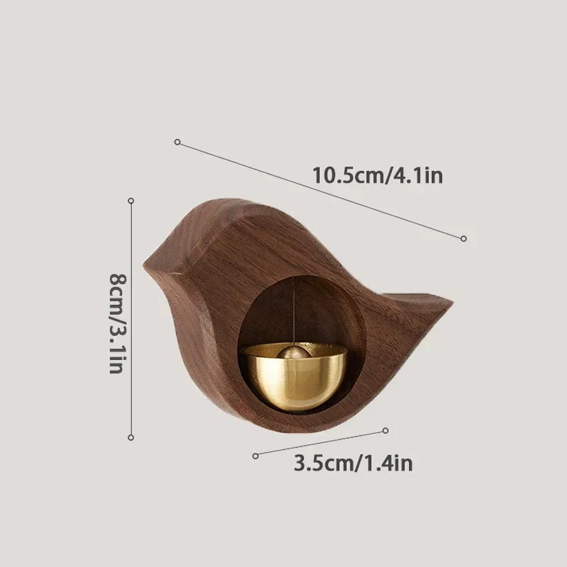Storazone S2 wind chimes Wooden Doorbell Bird Bell Wind Chimes Wireless Doorbell for Home Entrance Door Bell Aesthetic Room Walll Decor 방 꾸미기 빈티지