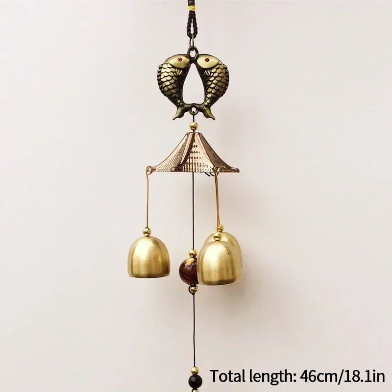 Storazone S3 Wind chime Retro Wind Chimes Copper Wind Bell Hanging Pendants Garden Decorations Outdoor Oriental Lucky Pendants Campanillas De Viento 풍경종