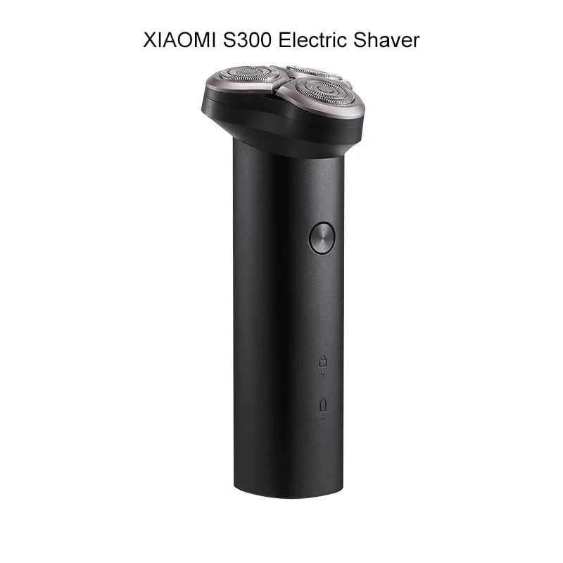 Storazone S300 Electric Shaver XIAOMI MIJIA S300 Electric Shaver Dry Wet Shavers Triple Blade IPX7 Waterproof Beard Trimmer trimer Cutter For Men Razor Machine