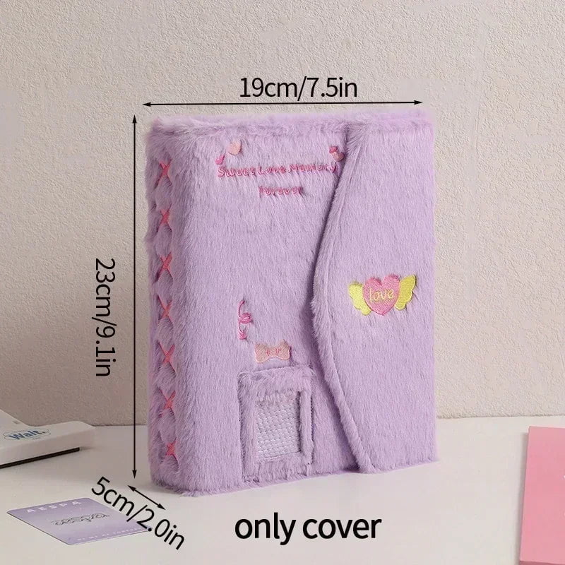 Storazone S4 only cover Plush Photo Card Binder Idol Cards Collect Book Kpop Book Binding Machine Photocard Holder A5 Photo Album Card Supplies 바인더