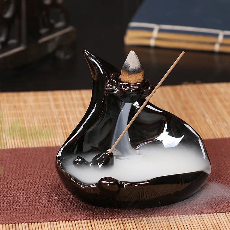 Storazone S5 Only Burner Creative Home Decor Backflow Stick Incense Burner Ceramic Censer Home Decoration Use In Home Teahouse Zen Yoga Decor -No Incense