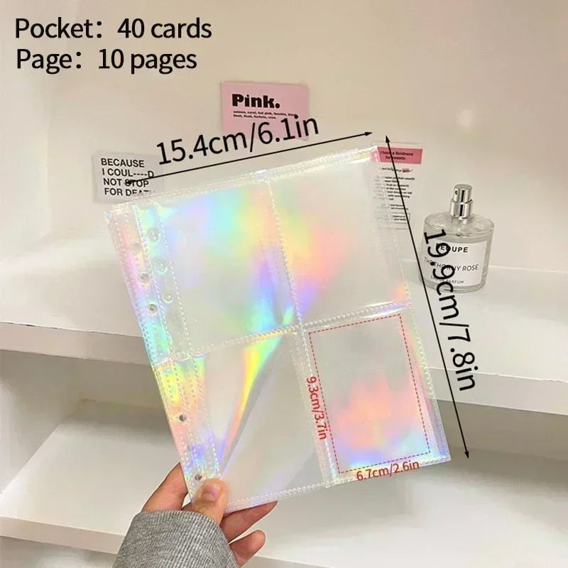 Storazone S9 inner pages 10pcs Plush Photo Card Binder Idol Cards Collect Book Kpop Book Binding Machine Photocard Holder A5 Photo Album Card Supplies 바인더