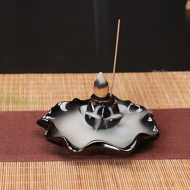 Storazone S9 Only Burner Creative Home Decor Backflow Stick Incense Burner Ceramic Censer Home Decoration Use In Home Teahouse Zen Yoga Decor -No Incense