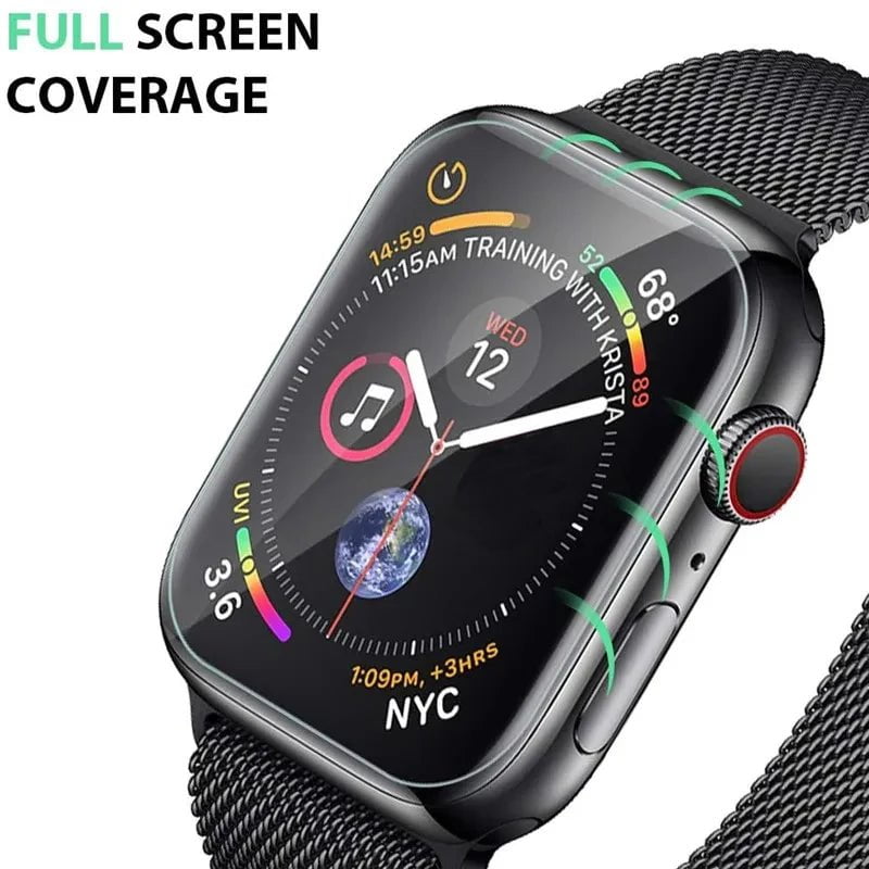 Storazone Screen Protector Clear Full Protective Film for Apple Watch 9 8 7 6 SE 5 4 45MM 41MM 40MM 44MM Not Glass for iWatch 3 38MM 42MM