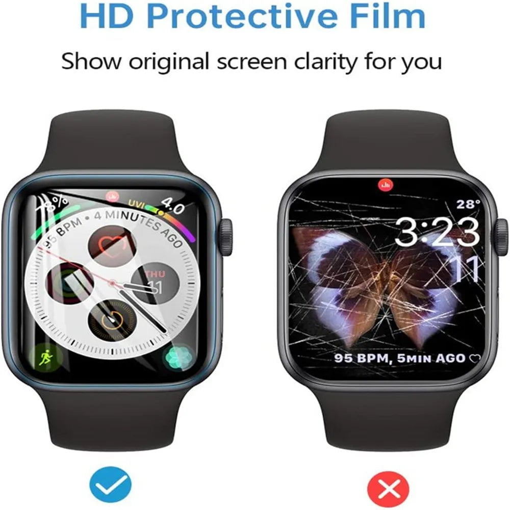 Storazone Screen Protector For Apple Watch 44mm 40mm 45mm 41mm 38mm 42mm iwatch 6 SE 5 4 HD FILM Glass Protective Apple watch series 7 8