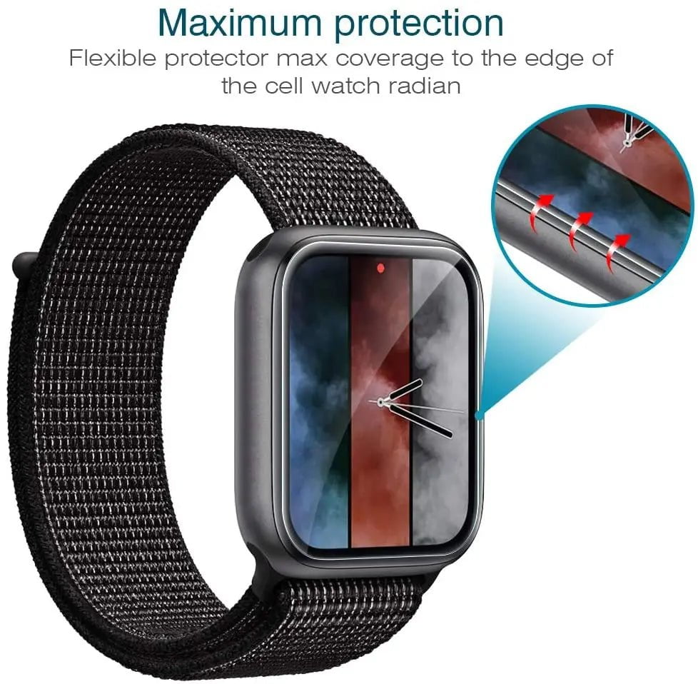 Storazone Screen Protector For Apple Watch 44mm 40mm 45mm 41mm 38mm 42mm iwatch 6 SE 5 4 HD FILM Glass Protective Apple watch series 7 8