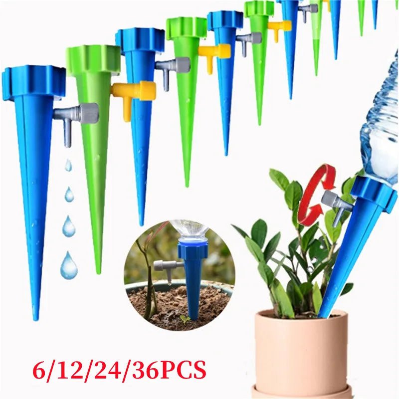 Storazone Self Watering Kits Waterers Drip Irrigation Indoor Plant Watering Device Gardening Flowers and Plants Automatic Waterer Gadgets