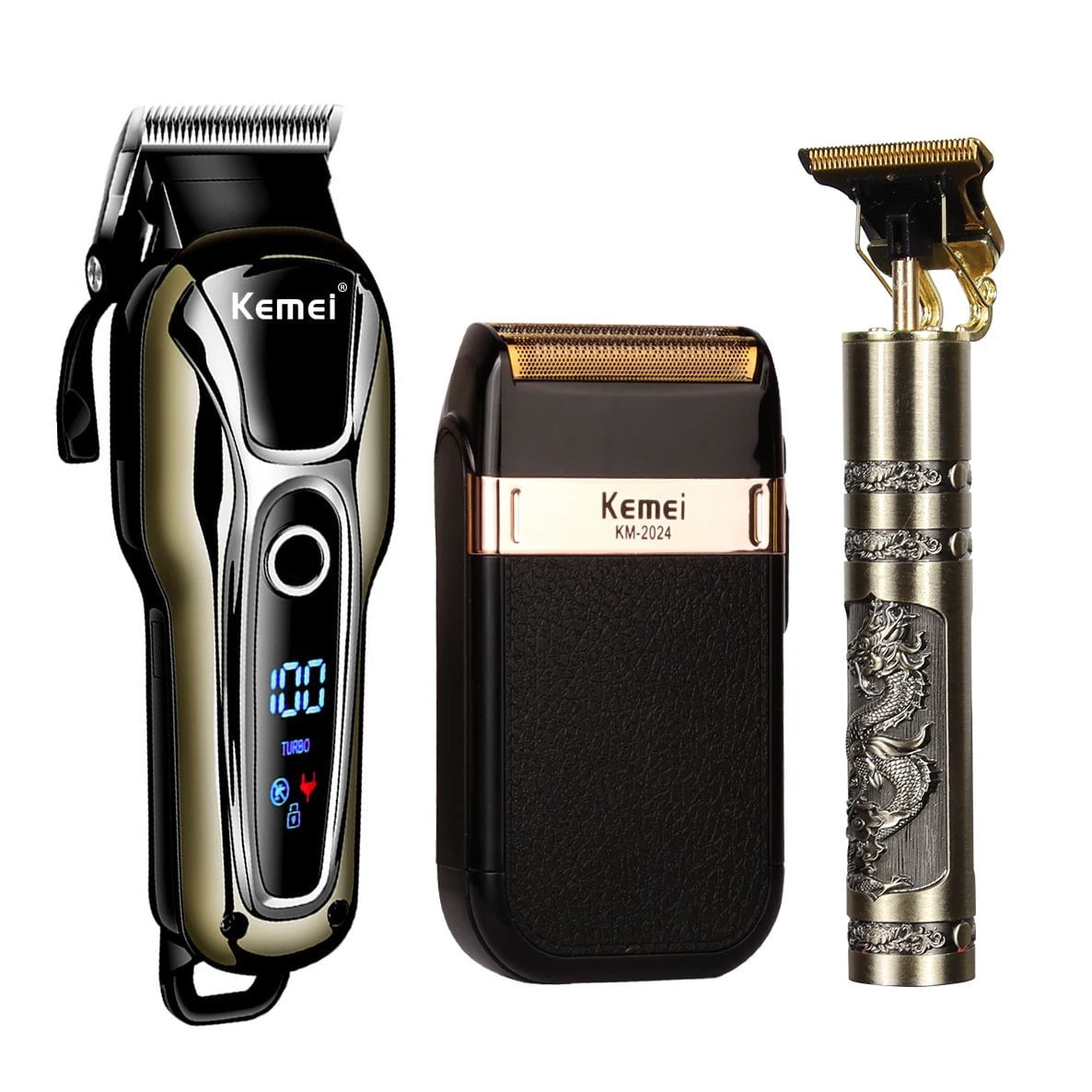 Storazone set 2 WEASTI Professional Barber Hair Clipper Rechargeable Electric Shave Razor Finish Cutting Machine Beard Trimmer Shaver Cordless