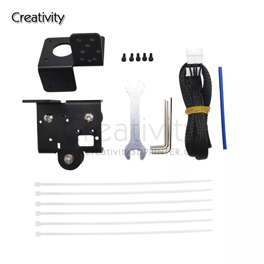 Storazone Set With Pully Ender3 Direct Drive Upgrade Kit Conversion Bracket for Ender 3/ V2/Pro Compatible with Dual Drive Extruder Metal Bowden Extruder