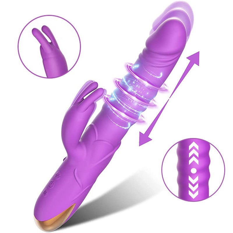 STORAZONE sex Purple Rose Automatic Retractable Massage For Women