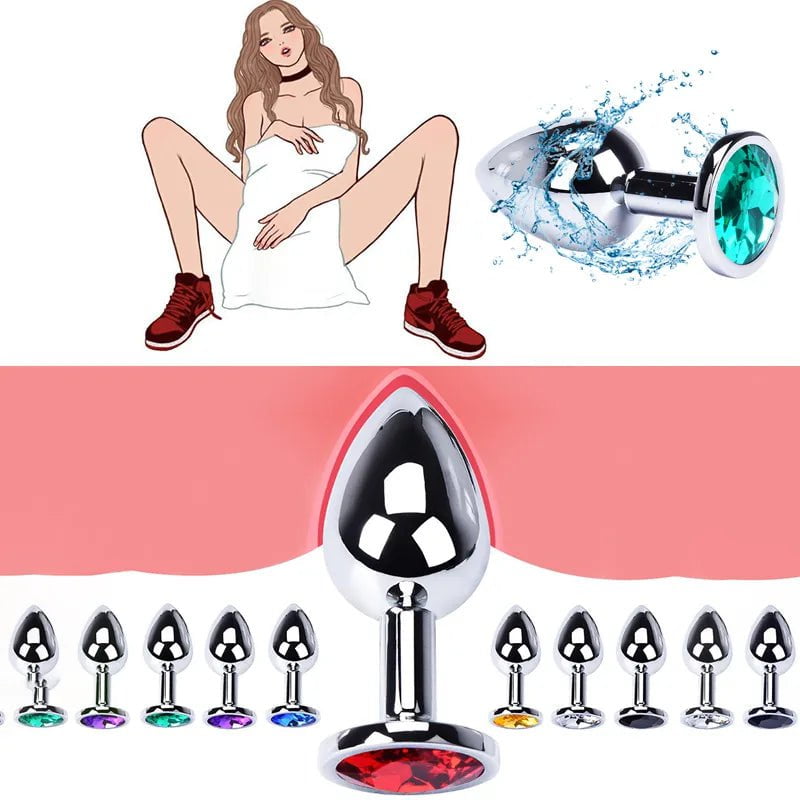 Storazone Sex Vibrator Metal Anal Toys For Women Adult Sex Products For S Men Butt Plug Stainles Steel Anal Plug Sex Toys Anal DildoToys