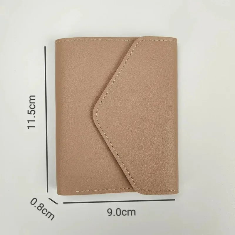 Storazone Short Wallet Women Purse Multi-card Multifunction Card Holder Coin Purse Fashion Simple Three Fold Short Clip Female Mini Wallet