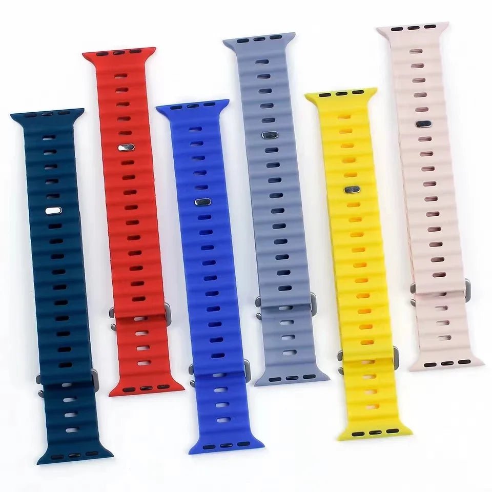 Storazone Silicone strap For Apple watch Ultra/2 49mm Sports breathable soft wrist band For iwatch 9 8 7 6 5 4 SE 45mm 41mm 44mm 42mm 40mm