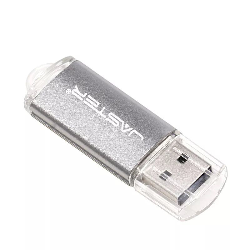 Storazone Silver / 4GB / China JASTER mini Pen drive USB Flash Drive 4gb 8gb 16gb 32gb 64gb 128gb pendrive metal usb 2.0 flash drive memory card Usb stick