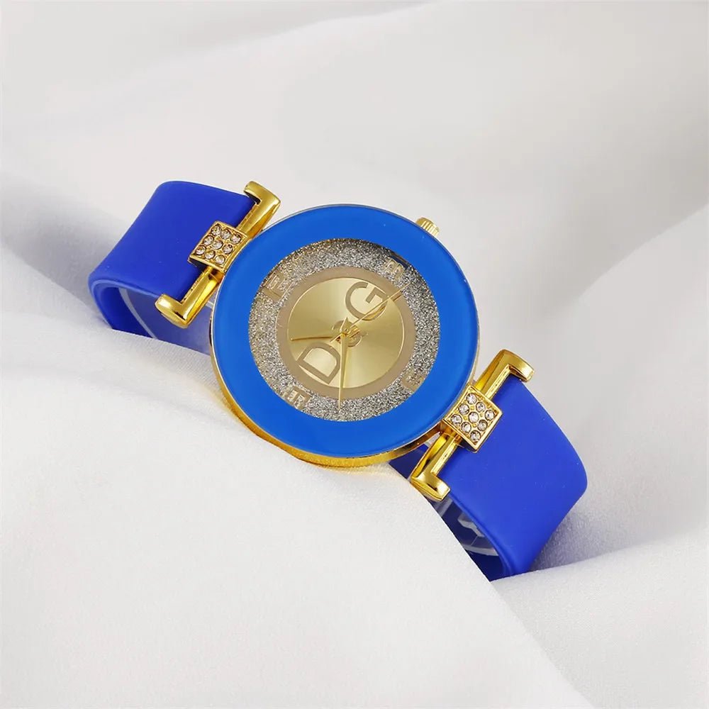 Storazone Simple Black White Quartz Watches Women Minimalist Design Silicone Strap Wristwatch Big Dial Women's Fashion Creative Watch 2024