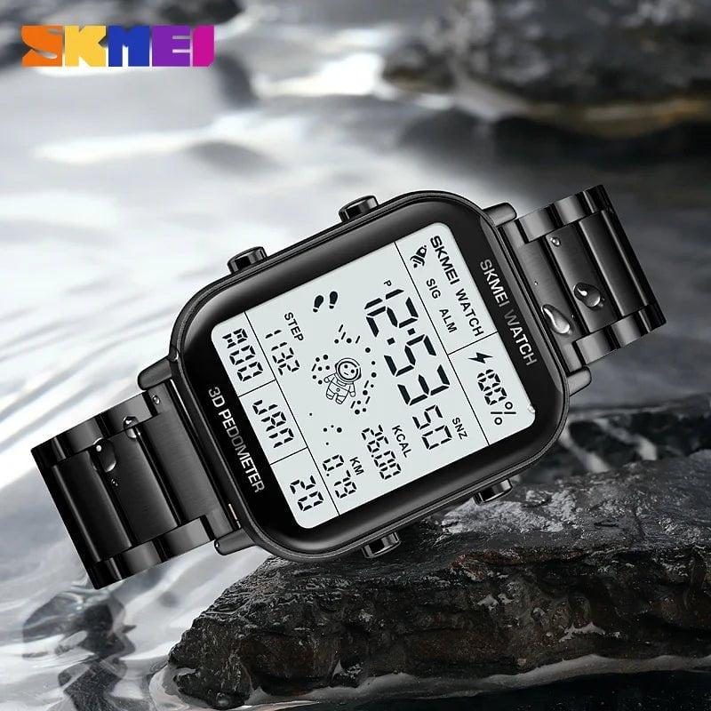 Storazone SKMEI 1888 Fashion Men's Watch Waterproof Sport Electronic Watches LED Digital Reloj Masculino Men Business Wristwatch Clock