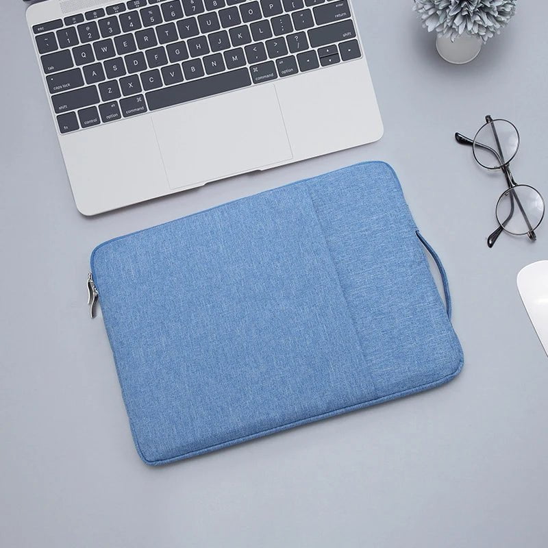 Storazone Sky Blue / 11inch 12inch Laptop Bag for Macbook Air m2 Case  12 13.3 14 15  Inner Bladder For Macbook Pro Air M1 Lenovo Dell HP Huawei Xiaomi Denim Bag