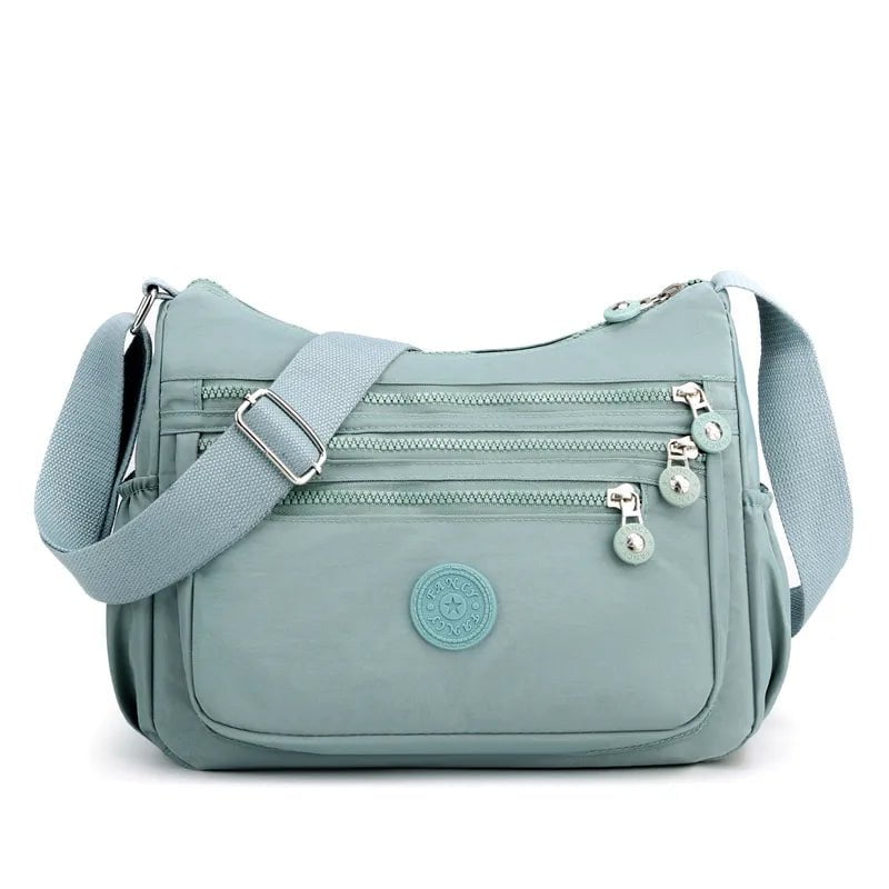 Storazone SKY BLUE Shoulder Bag Crossbody Bag for Women Messenger Bags Waterproof Nylon Ladies Handbag