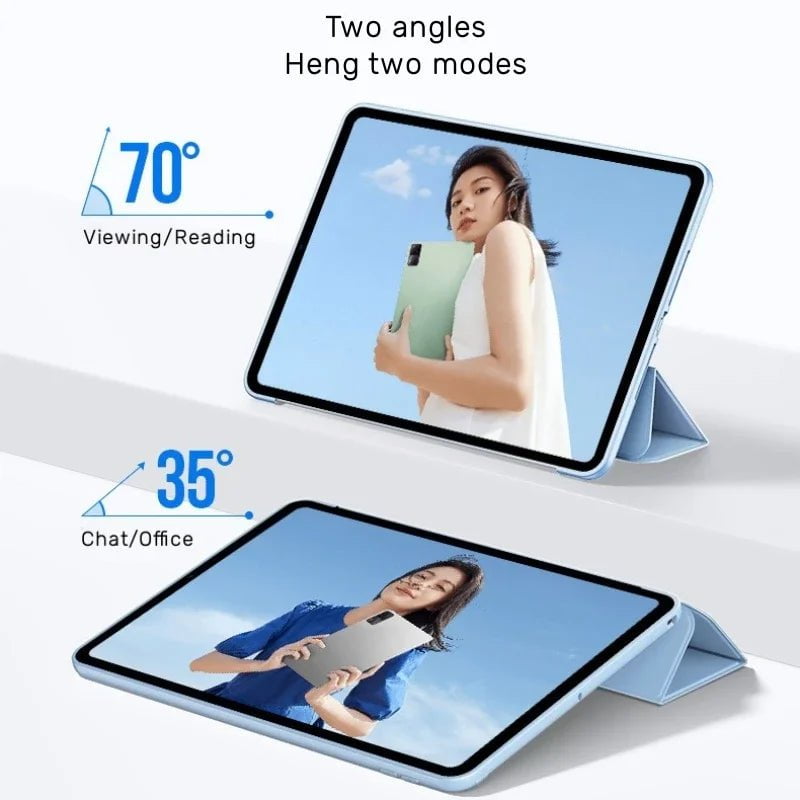 Storazone Smat Case For Xiaomi Pad 6 2023 11 inch PU Leather Tri-folding Magnetic Cover Funda For Xiaomi Mi Pad 6 MiPad 6 Pro 2023 Case