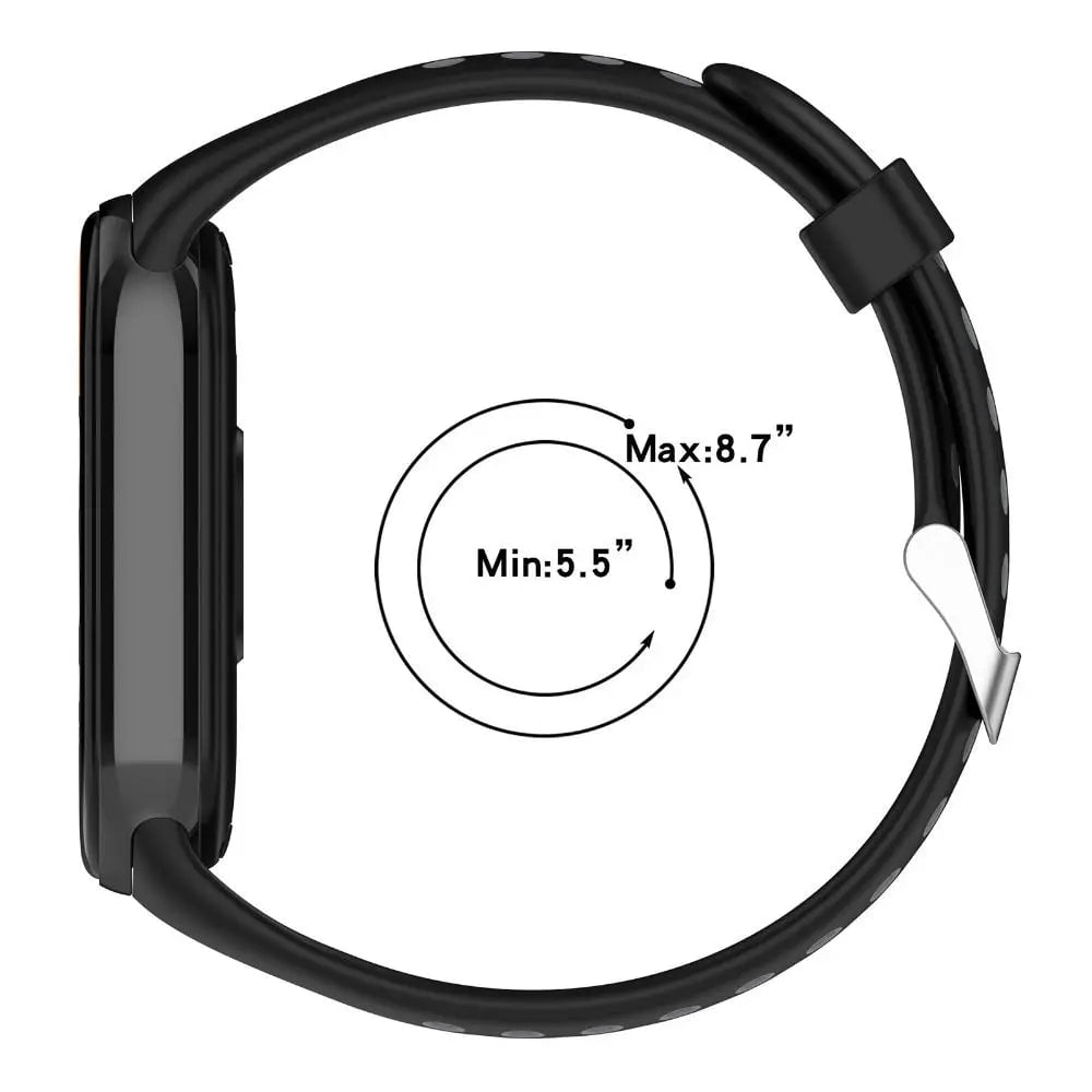 Storazone Soft Silicone Strap for Xiaomi Mi Band 8 Breathable Sport Bracelet Wristband Belt for MiBand 8 Replacement Correa Watchband