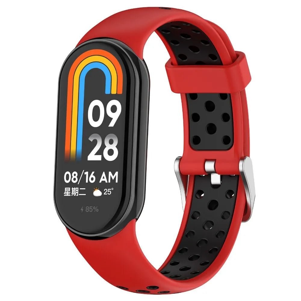 Storazone Soft Silicone Strap for Xiaomi Mi Band 8 Breathable Sport Bracelet Wristband Belt for MiBand 8 Replacement Correa Watchband