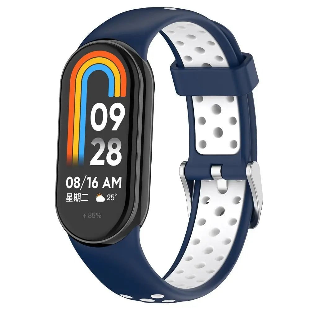 Storazone Soft Silicone Strap for Xiaomi Mi Band 8 Breathable Sport Bracelet Wristband Belt for MiBand 8 Replacement Correa Watchband