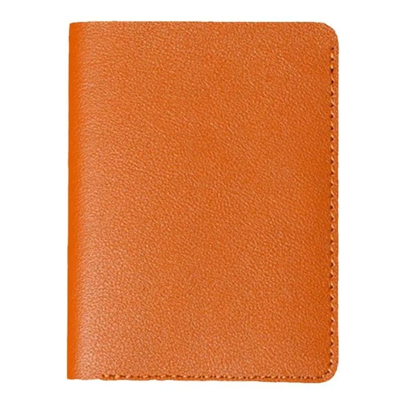 Storazone Solid Color PU Leather Small Wallet for Women Short Simple Women's Purse with Buttons Ultra Thin Credit Card Bag Coin Purse
