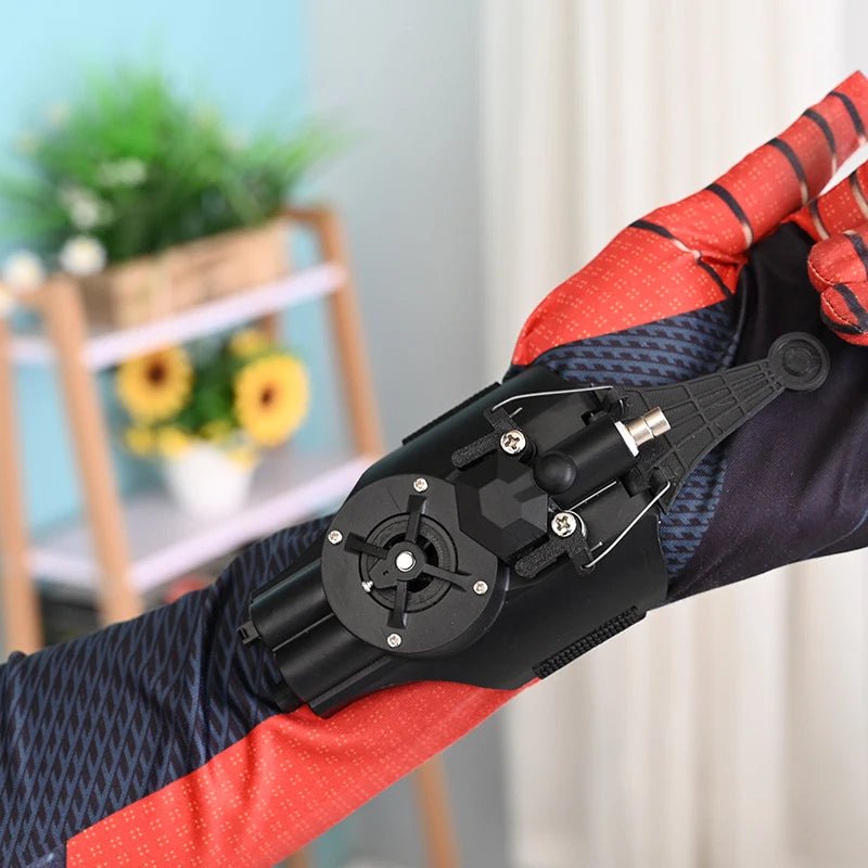 Storazone Spiderman Web Shooters Spider Man Wrist Launcher Upgraded Version Peter Parker Cosplay Gadgets Set Toys for Children Gift Kids