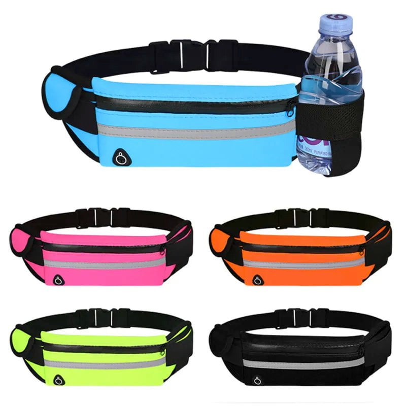 Storazone Sports Fanny Pack Women Running Waist Bag Men Belt bag Phone Gym Bag Water Hydration Backpack Running Accessories