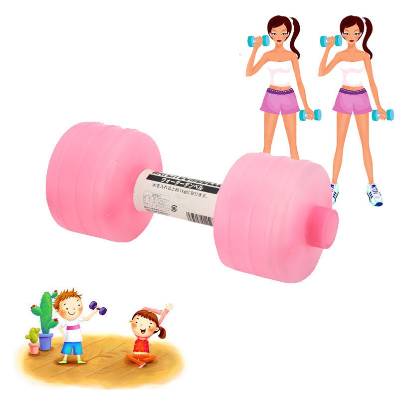 STORAZONE Sportwear A Body Building Water Dumbbell Weight Dumbbells Slimming Fitness Gym Equipment Yoga for Training Sport Plastic Bottle Exercise