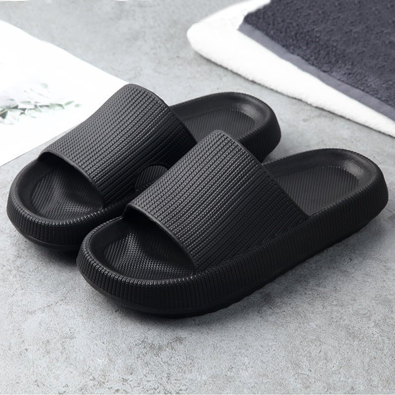 STORAZONE Sportwear Black / 34or35 Soft Home Couple Slippers