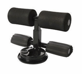 STORAZONE Sportwear Black double tube Sit Up Bar Trainer