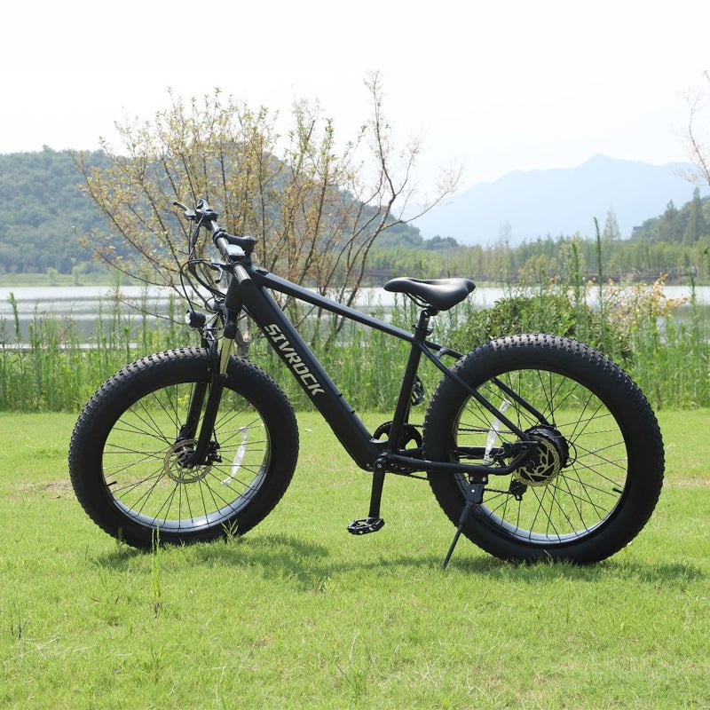 STORAZONE Sportwear Black Professional Electric Bike For Adults, 26 X 4.0 Inches Fat Tire Electric Mountain Bicycle, 1000W Motor 48V 15Ah Ebike For Trail Riding, Excursion And Commute, UL And GCC Certified