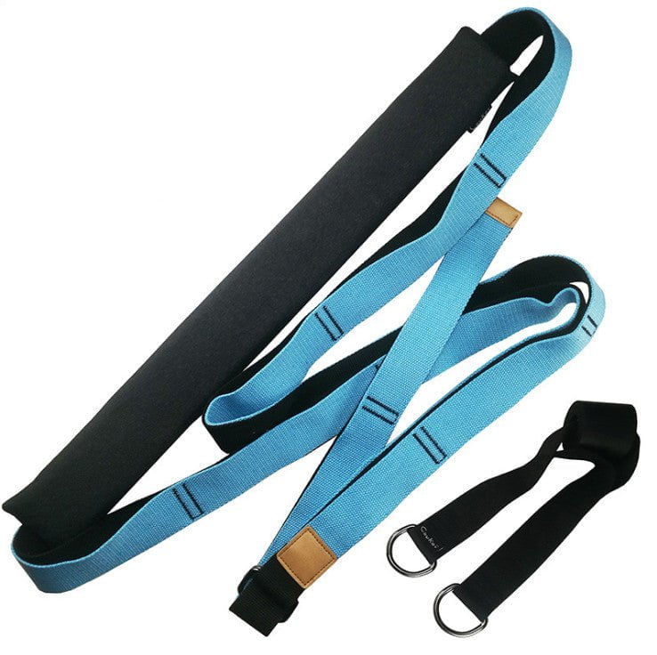 STORAZONE Sportwear Blue 3.8 cm Yoga Strap Exercise Gym Belt