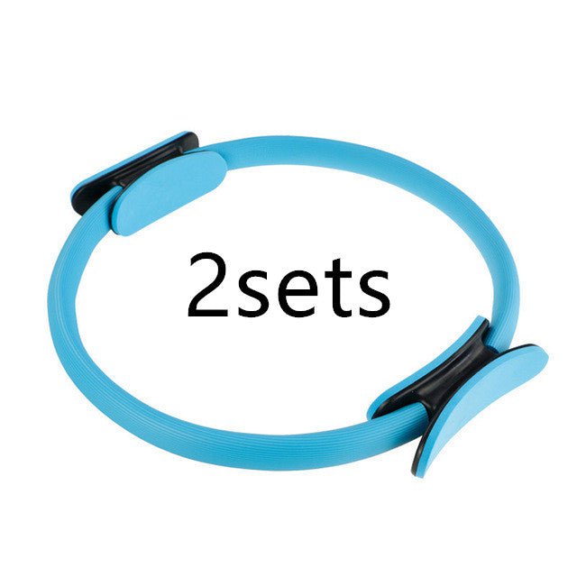 STORAZONE Sportwear Blue2sets Yoga Fitness Pilates Ring Women Girls Circle Magic Dual Exercise Home Gym Workout Sports Lose Weight Body Resistance