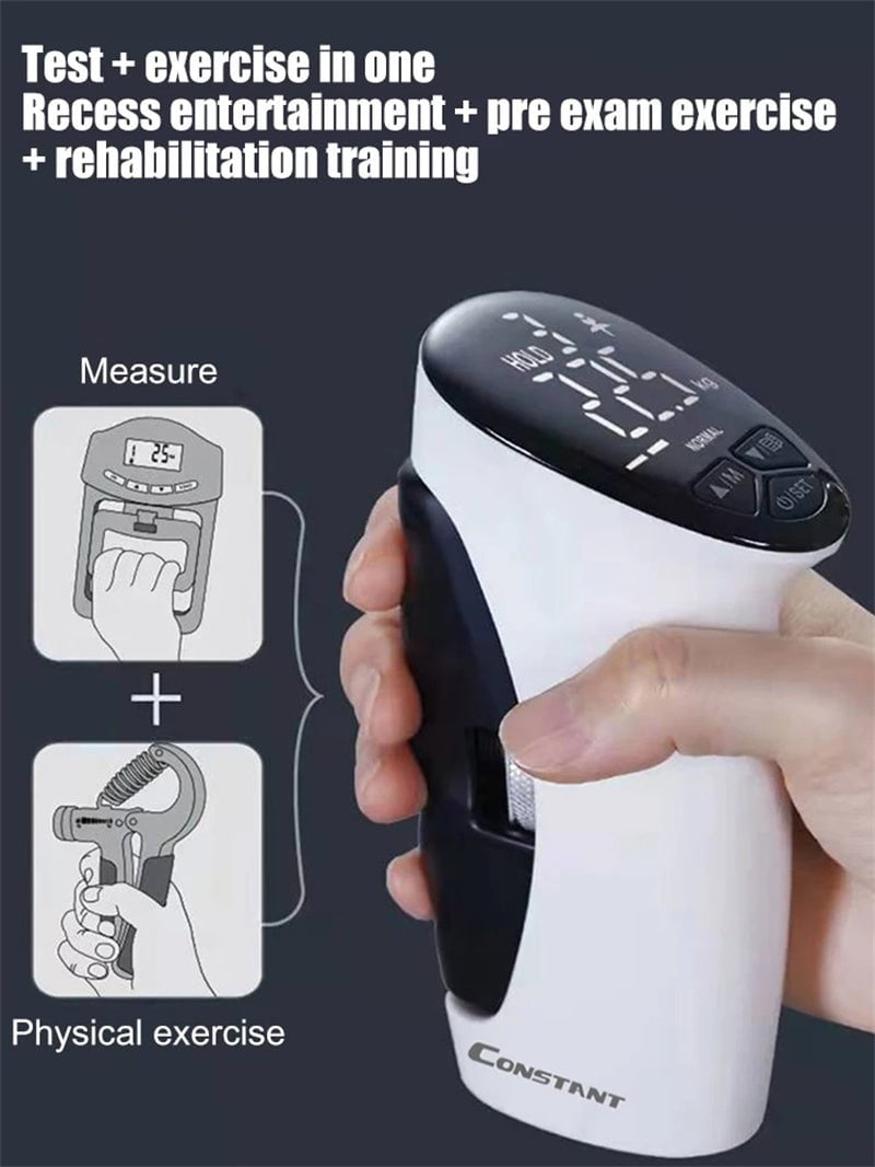 STORAZONE Sportwear Digital Electric Hand Gripper Hand Dynamometer Counting Gripper Hand Grips Strengthener Measurement Meter Auto Capturing Power Good Way To Keep Fitness