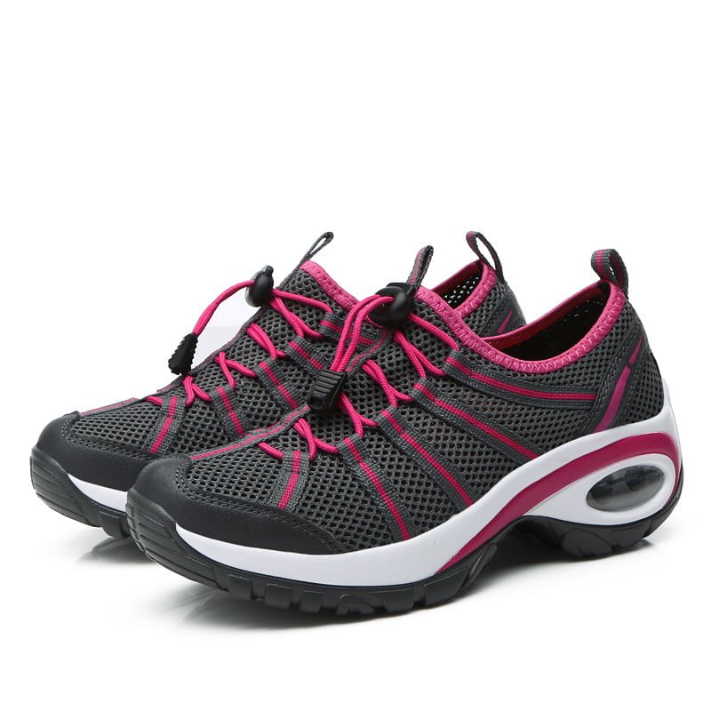 STORAZONE Sportwear Grey Rose Red / 35 Running Shoes For Women Mesh Women Sport Shoes