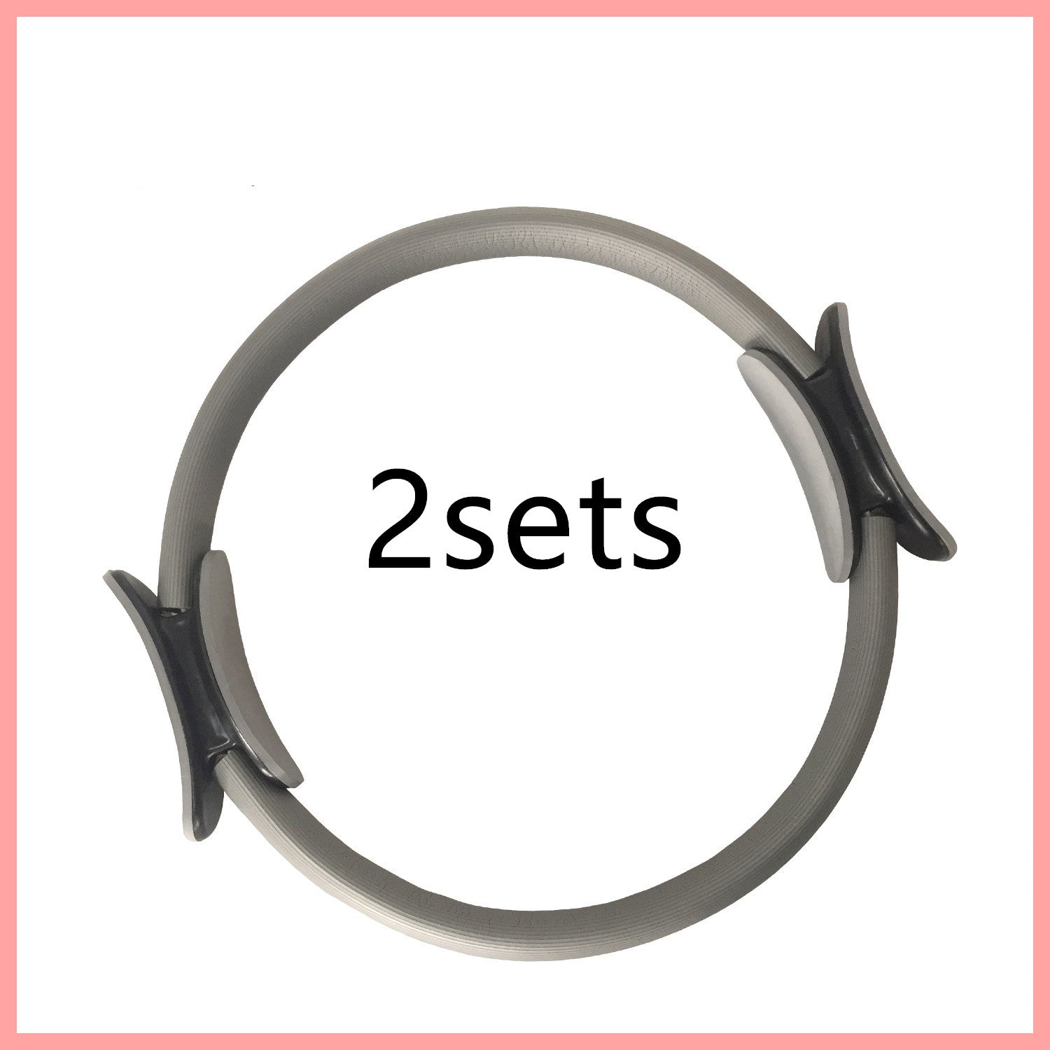 STORAZONE Sportwear Grey2sets Yoga Fitness Pilates Ring Women Girls Circle Magic Dual Exercise Home Gym Workout Sports Lose Weight Body Resistance