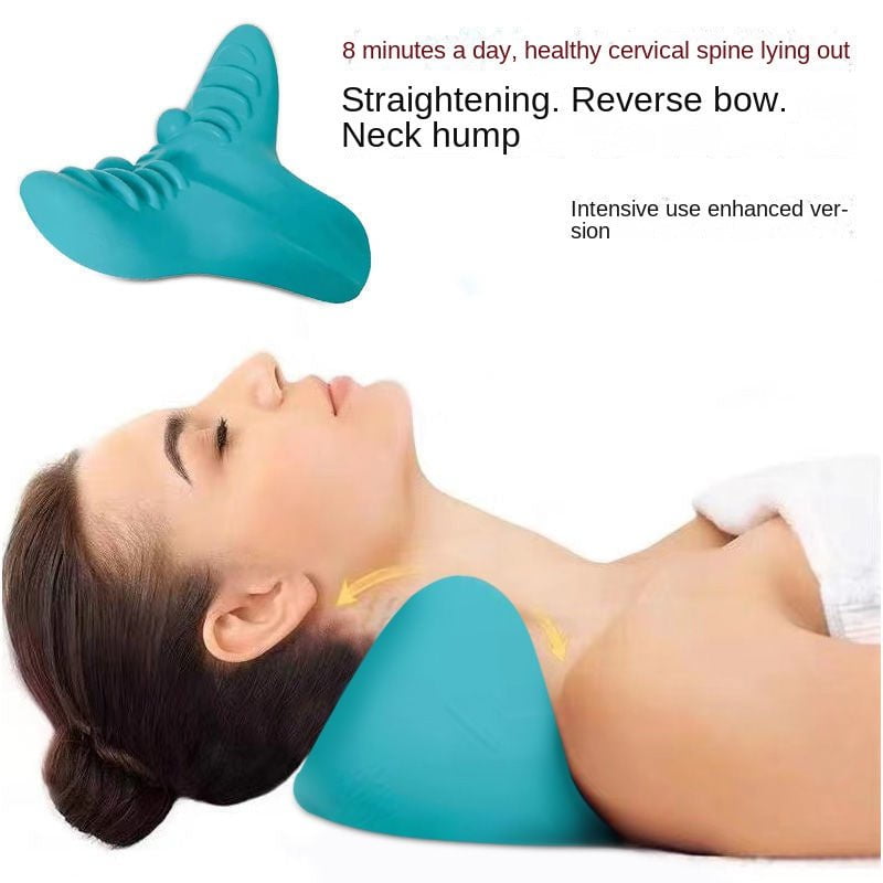 STORAZONE Sportwear Massager Cervical Spine Massage Pillow Gravity Acupressure Neck Massager Cervical Spine Pillow Neck Shoulder Massage Pillow Home Traction Corrector