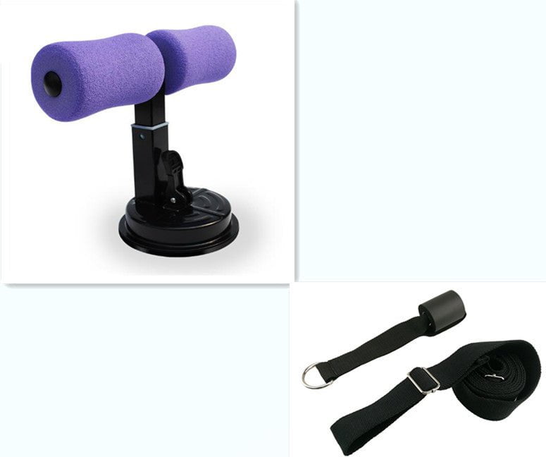 STORAZONE Sportwear Purple with black tension band Sit Up Bar Trainer