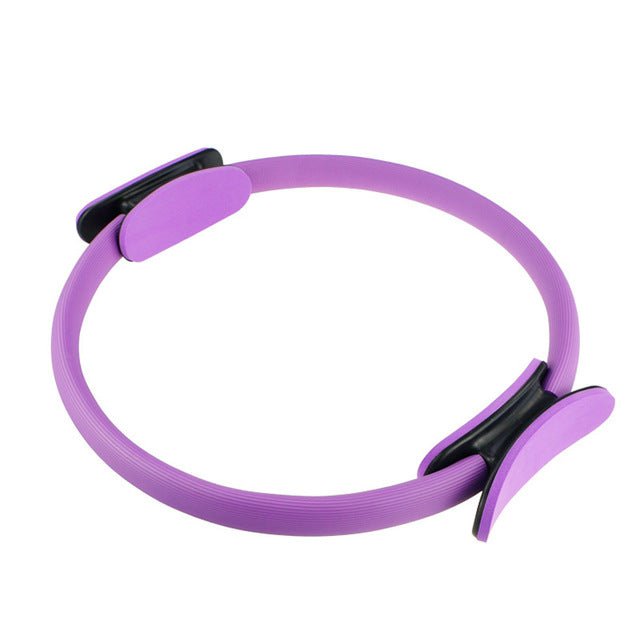 STORAZONE Sportwear Purple Yoga Fitness Pilates Ring Women Girls Circle Magic Dual Exercise Home Gym Workout Sports Lose Weight Body Resistance