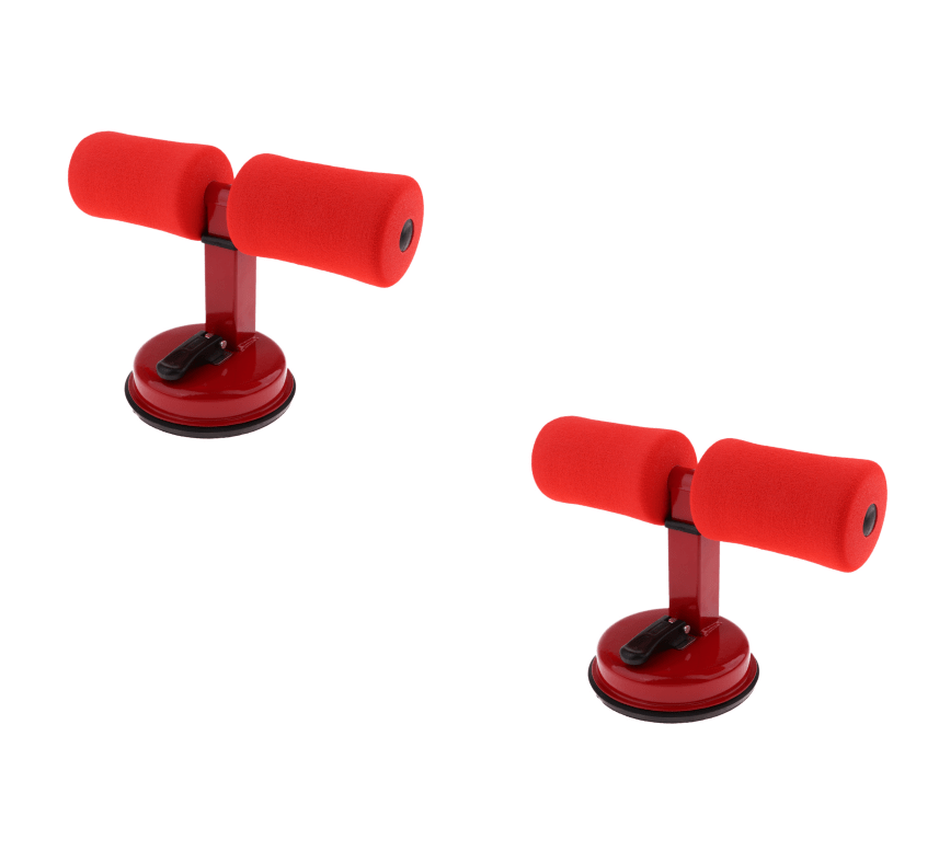 STORAZONE Sportwear Red 2pcs Sit Up Bar Trainer