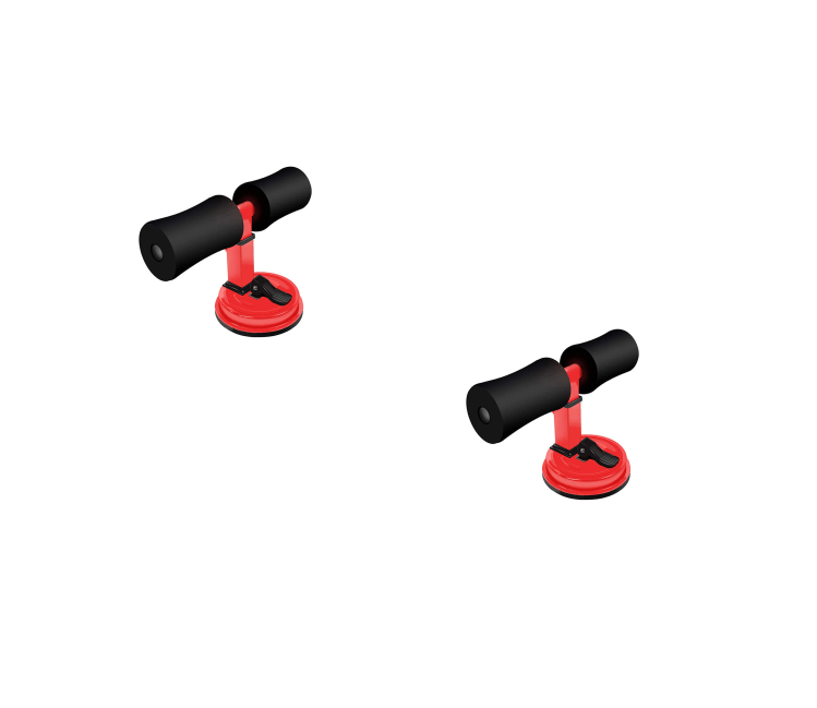 STORAZONE Sportwear Red black 2pcs Sit Up Bar Trainer