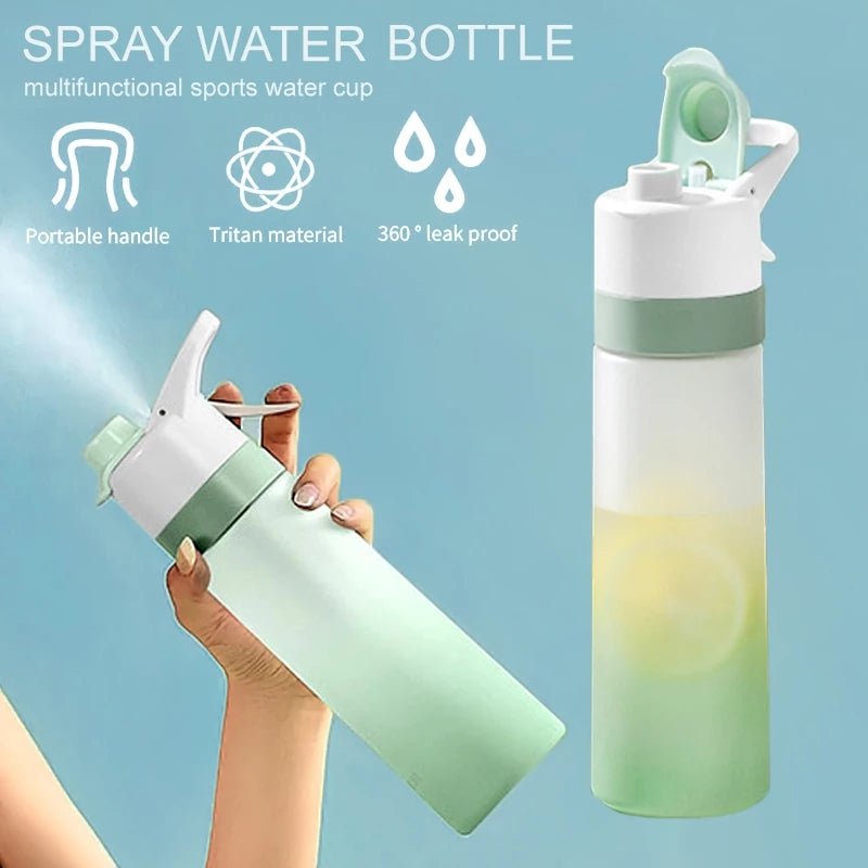 STORAZONE Sportwear Spray Water Bottle For Girls Outdoor Sport Fitness Water Cup Large Capacity Spray Bottle Drinkware Travel Bottles Kitchen Gadgets