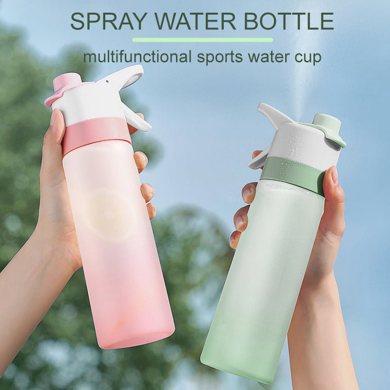 STORAZONE Sportwear Spray Water Bottle For Girls Outdoor Sport Fitness Water Cup Large Capacity Spray Bottle Drinkware Travel Bottles Kitchen Gadgets