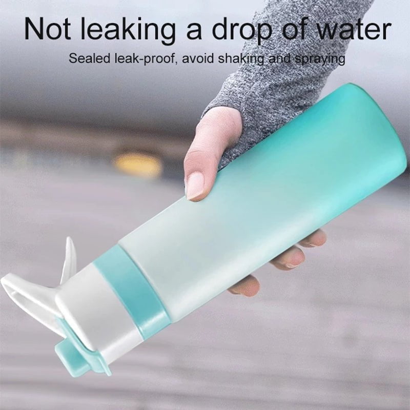 STORAZONE Sportwear Spray Water Bottle For Girls Outdoor Sport Fitness Water Cup Large Capacity Spray Bottle Drinkware Travel Bottles Kitchen Gadgets