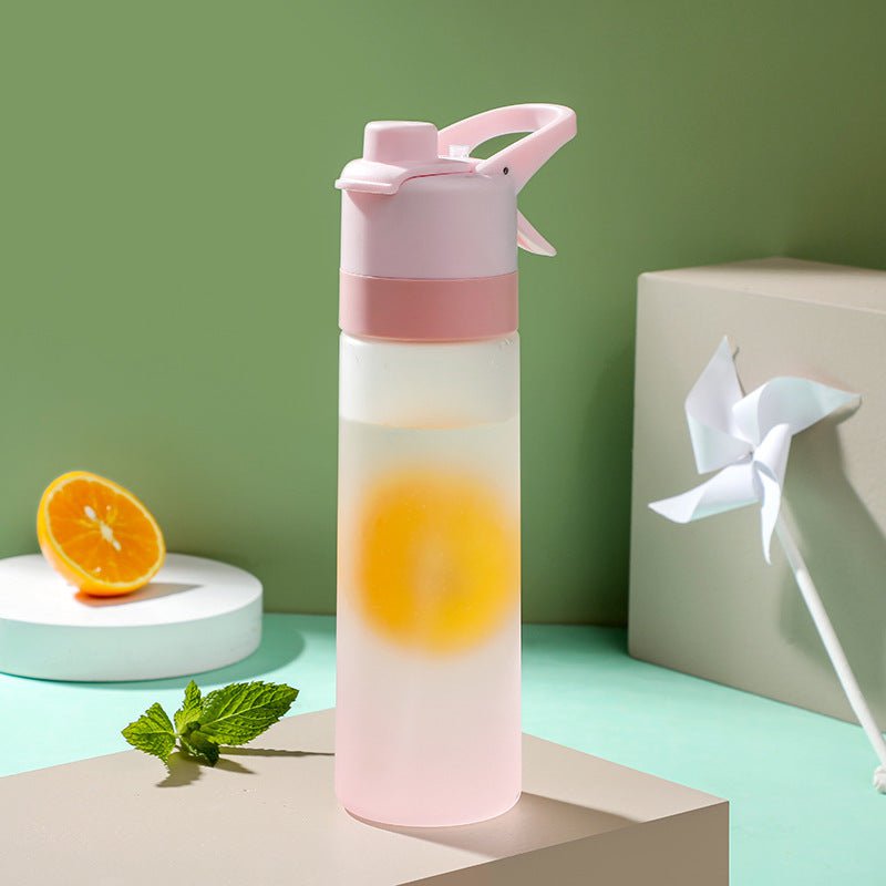 STORAZONE Sportwear Spray Water Bottle For Girls Outdoor Sport Fitness Water Cup Large Capacity Spray Bottle Drinkware Travel Bottles Kitchen Gadgets